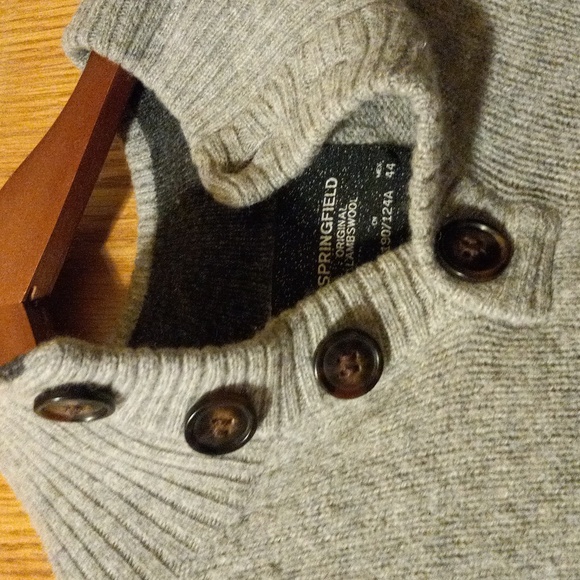 Mens Springfield sweater long sleeve lambswool XXL6 See measurements - Picture 2 of 5